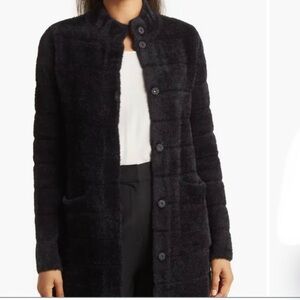 By Design Colette Quilted Faux Fur Jacket